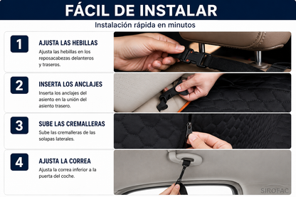 TravelShield™ | Protector Premium para Asiento Trasero